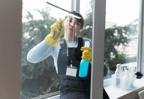 Nettoyage de vitres intérieures et extérieures à Garde-Colombe